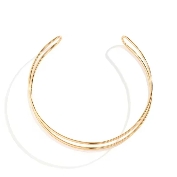 Gold Choker Necklace Elegant - Picture 5 of 5